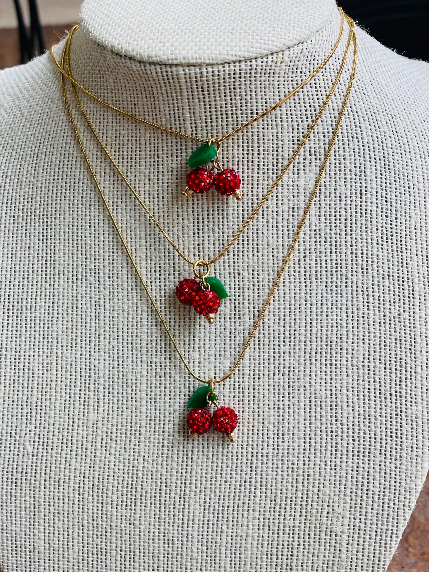 Cherry Choker Necklace