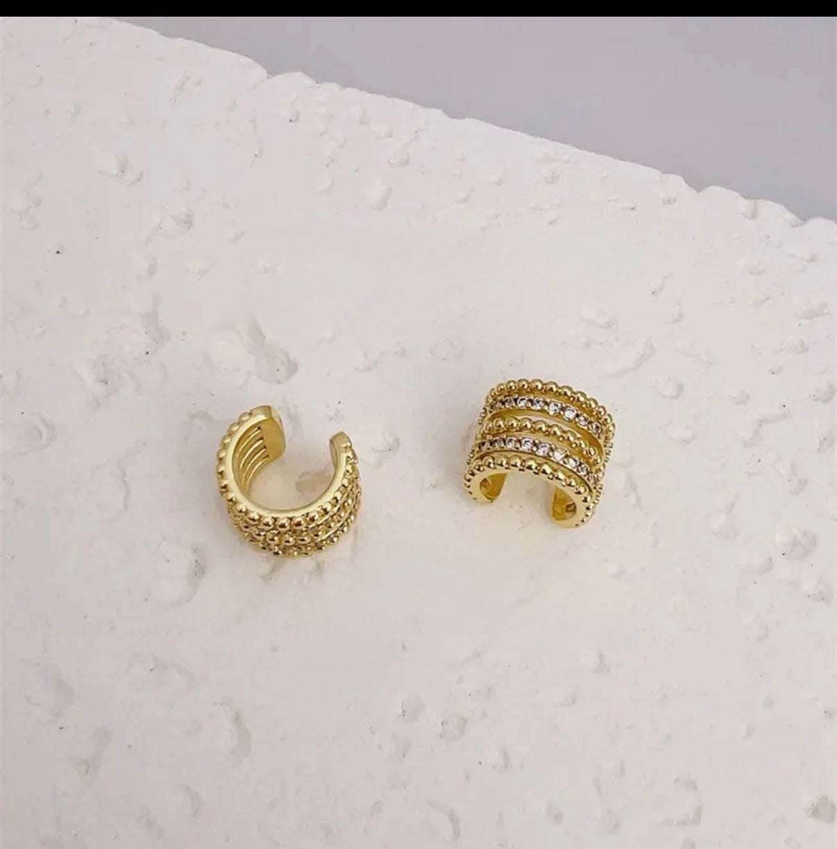 Bright ear cuffs