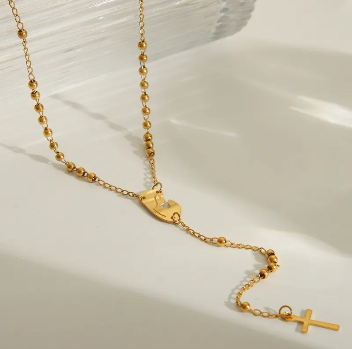 Rosarios gold stainless steel