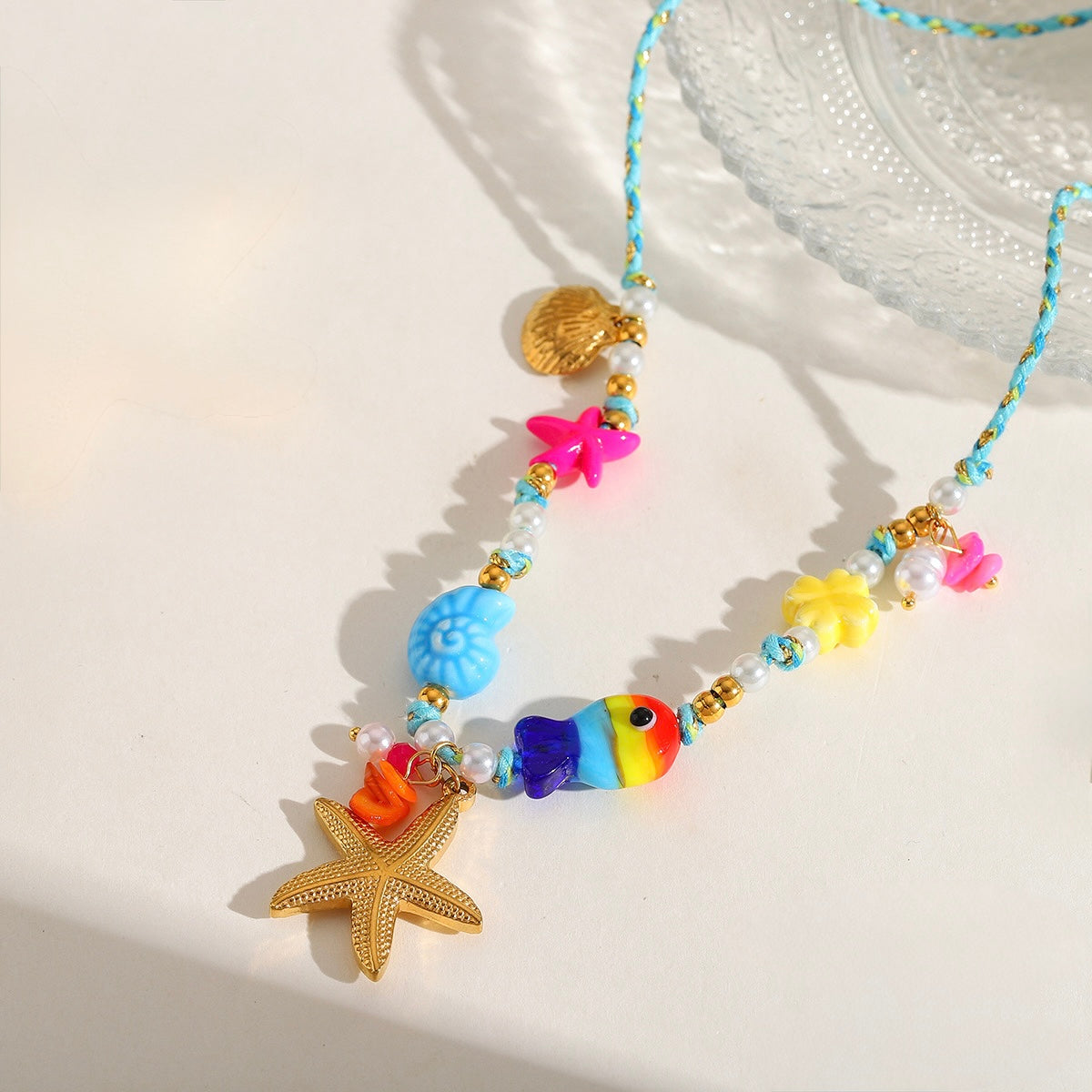 Parguera charm necklace