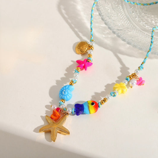 Parguera charm necklace