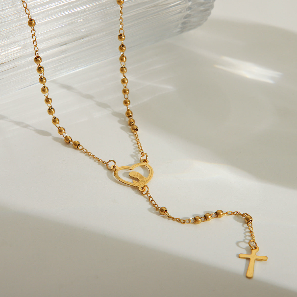 Rosarios gold stainless steel