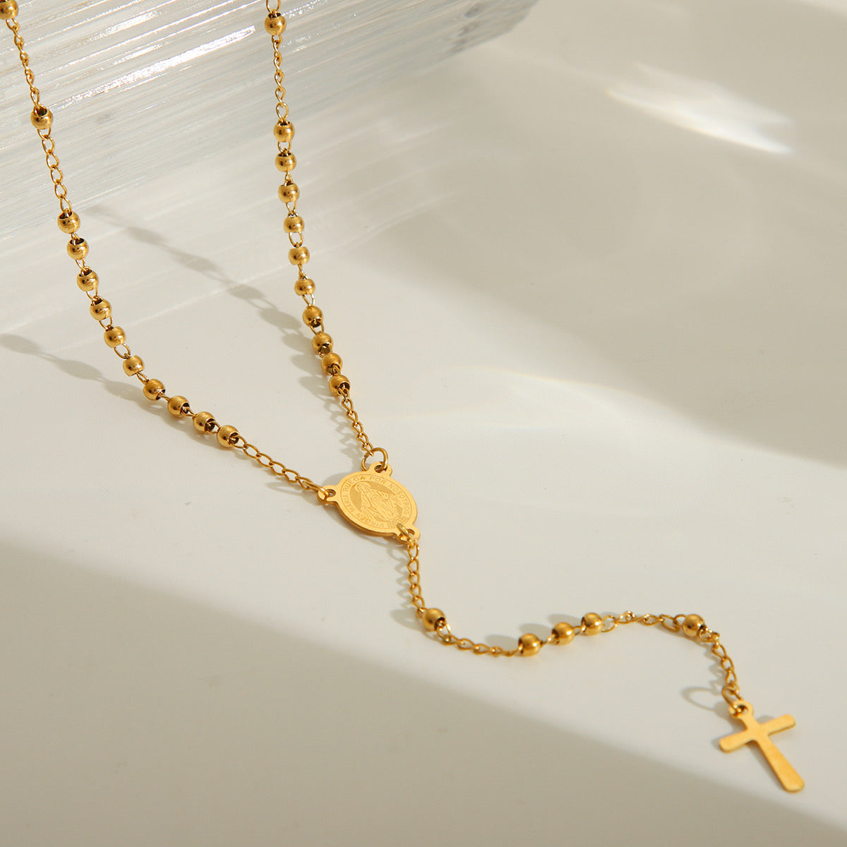 Rosarios gold stainless steel