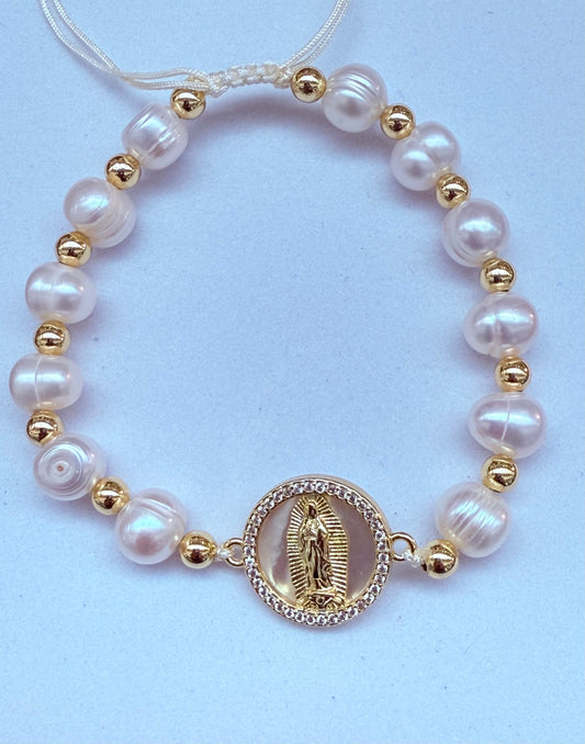 Virgen Maria Gold bracelet