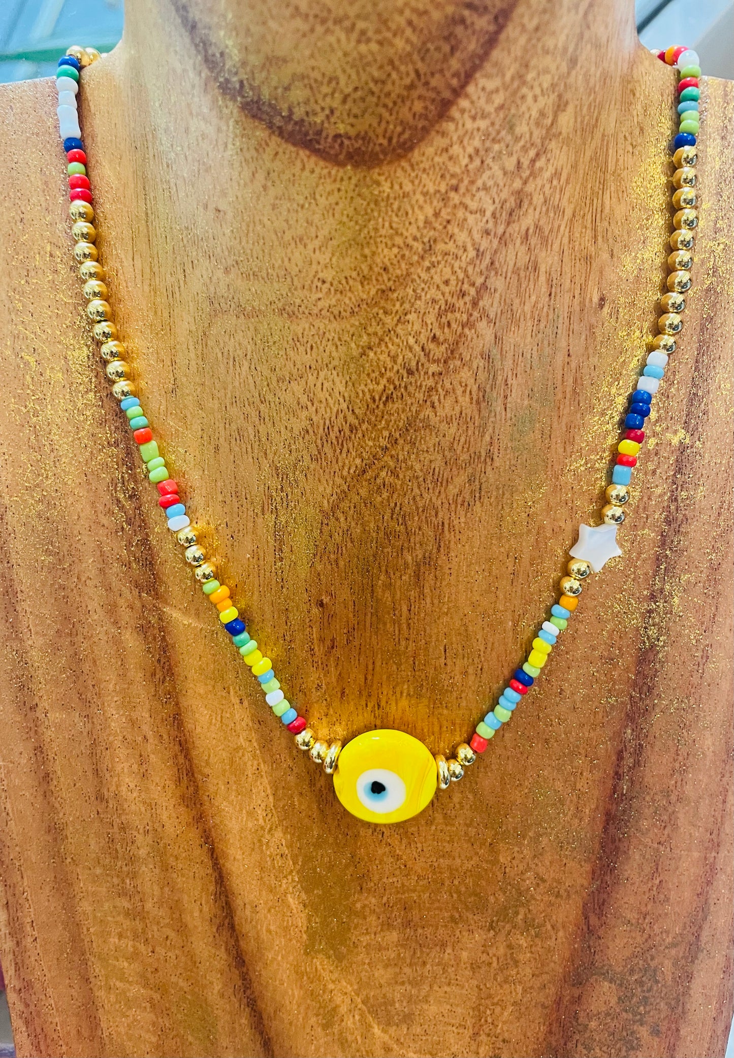 Eye turkey Necklaces