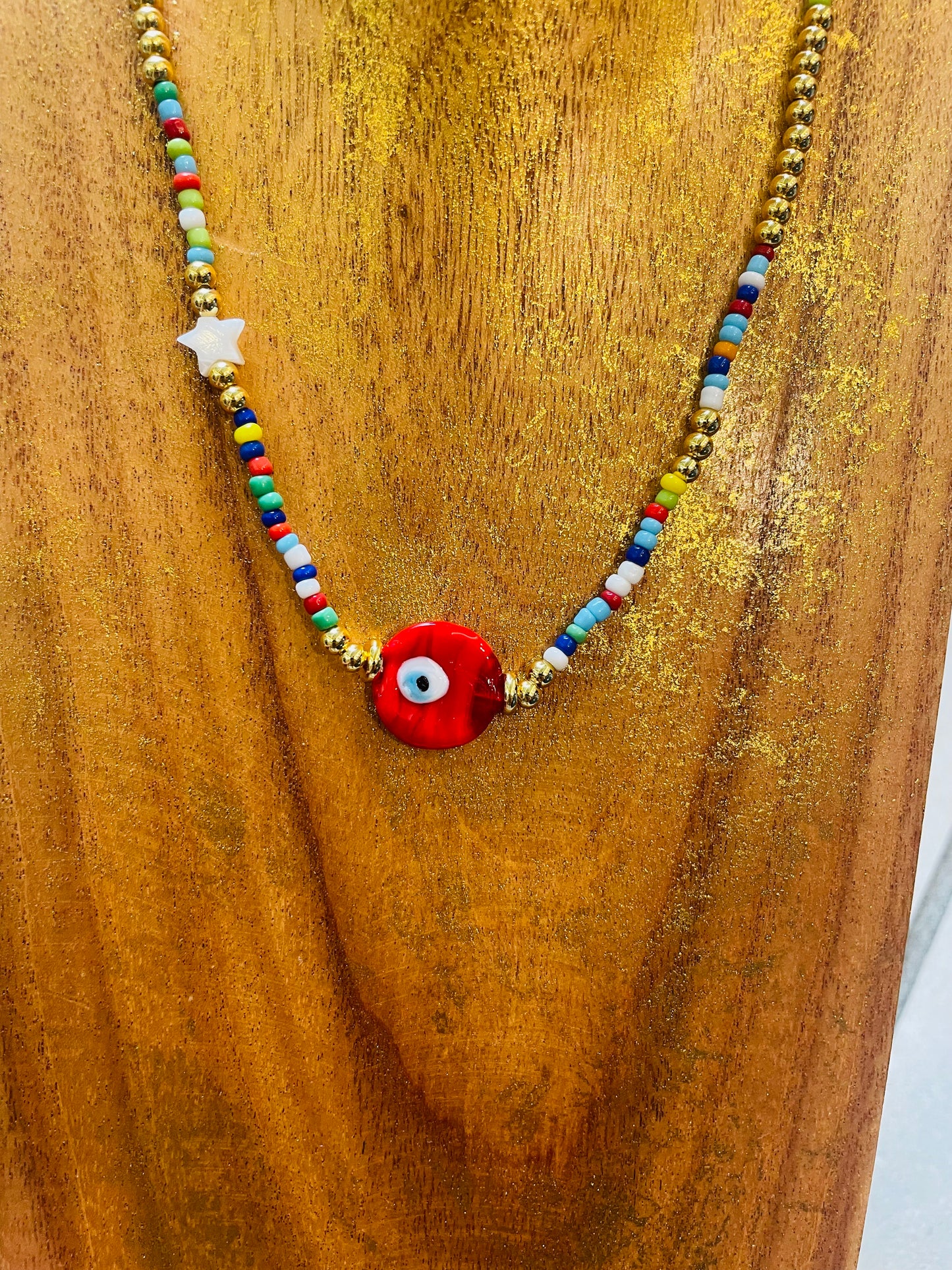 Eye turkey Necklaces