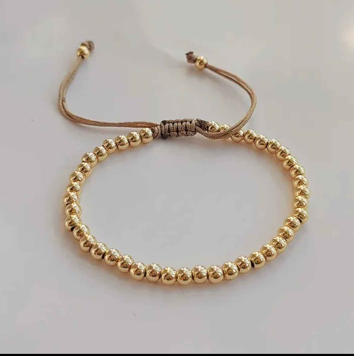 Gold Mini beads macrame bracelets